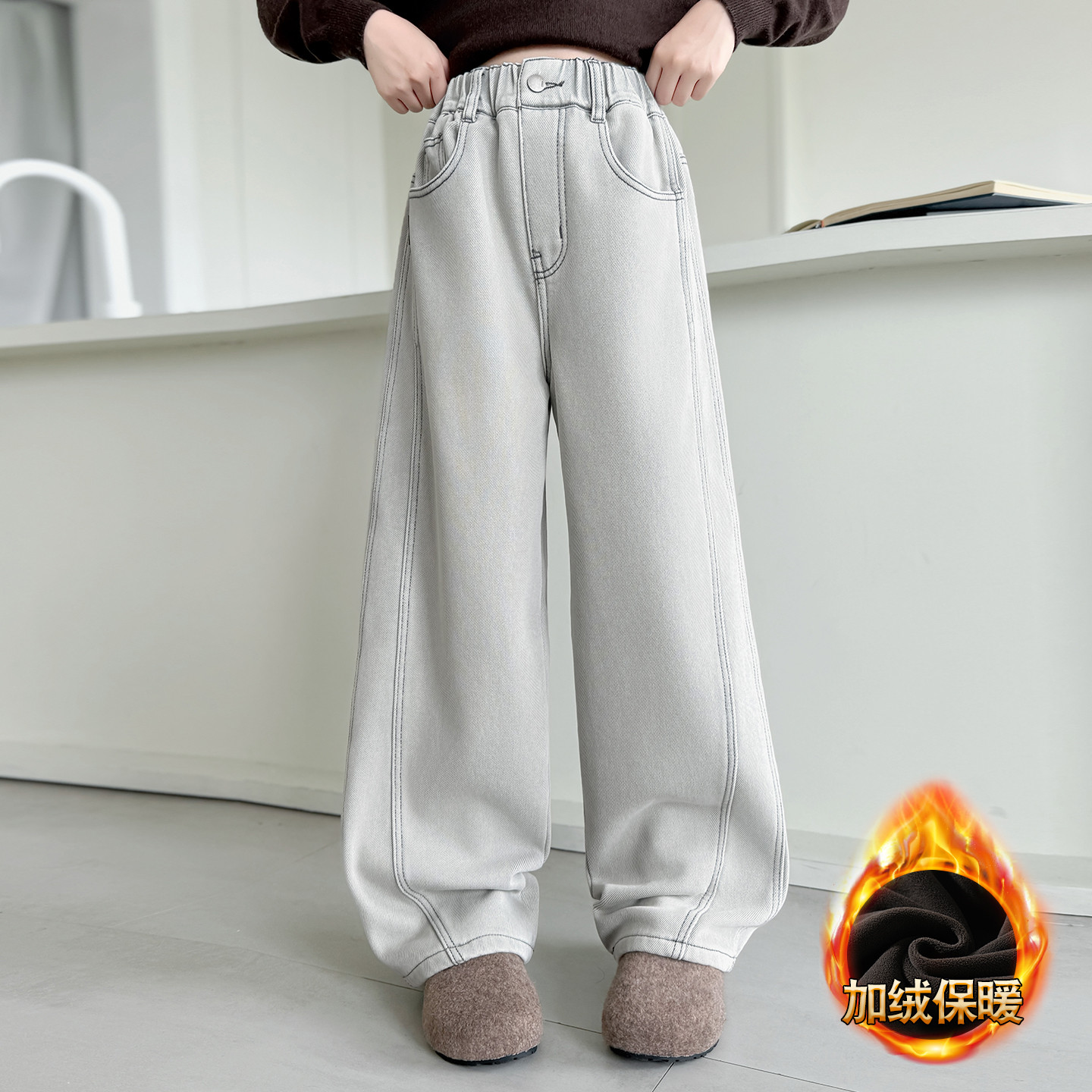Child Autumn Winter Warm Cordu - Corduroy Pant Warm recension och pris