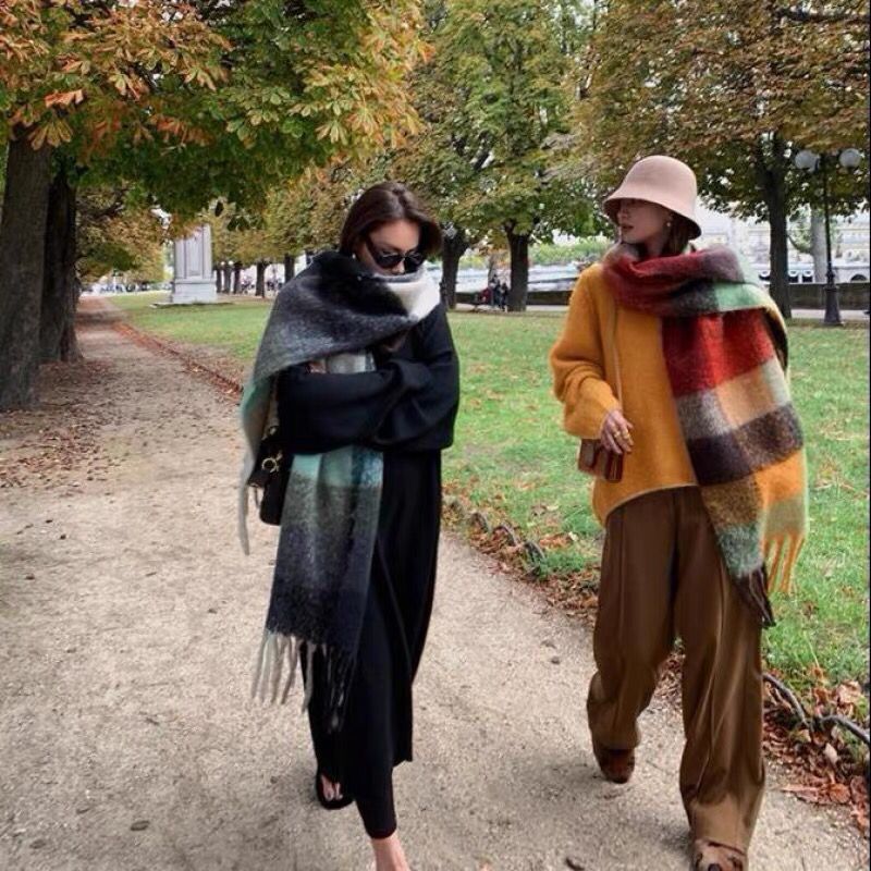 NEW Luxury Winter Thick Warm S - Shawl Wrap Winter recension och pris
