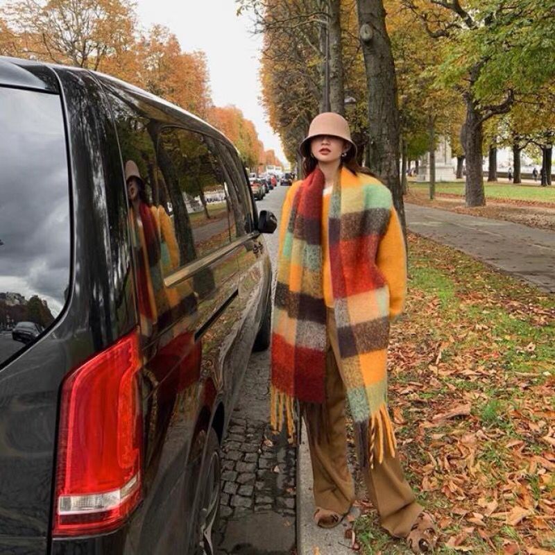 NEW Luxury Winter Thick Warm S - Shawl Wrap Winter recension och pris