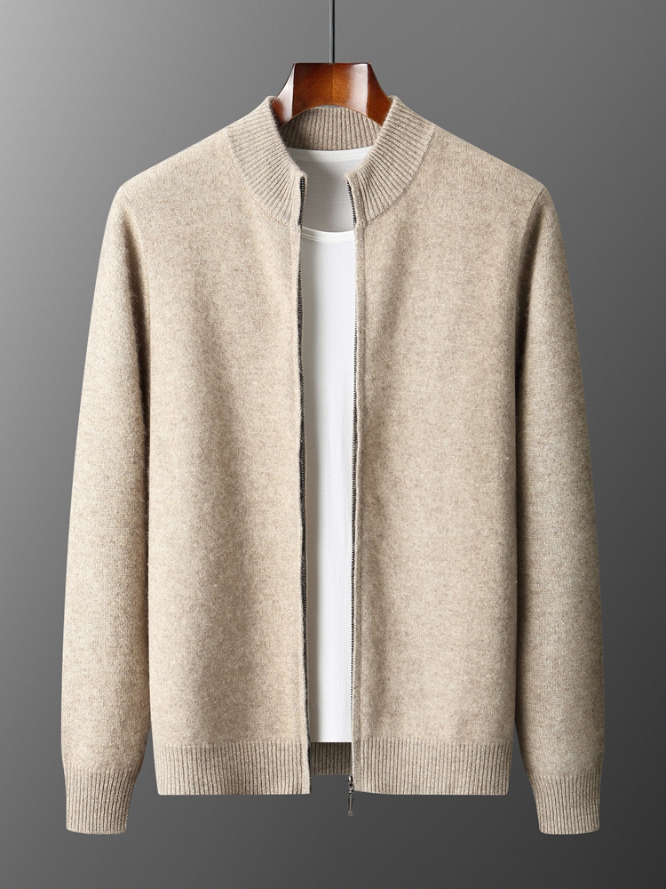 100% Merino Wool Men's Knitwea - Wool Coat Peacoat recension och pris