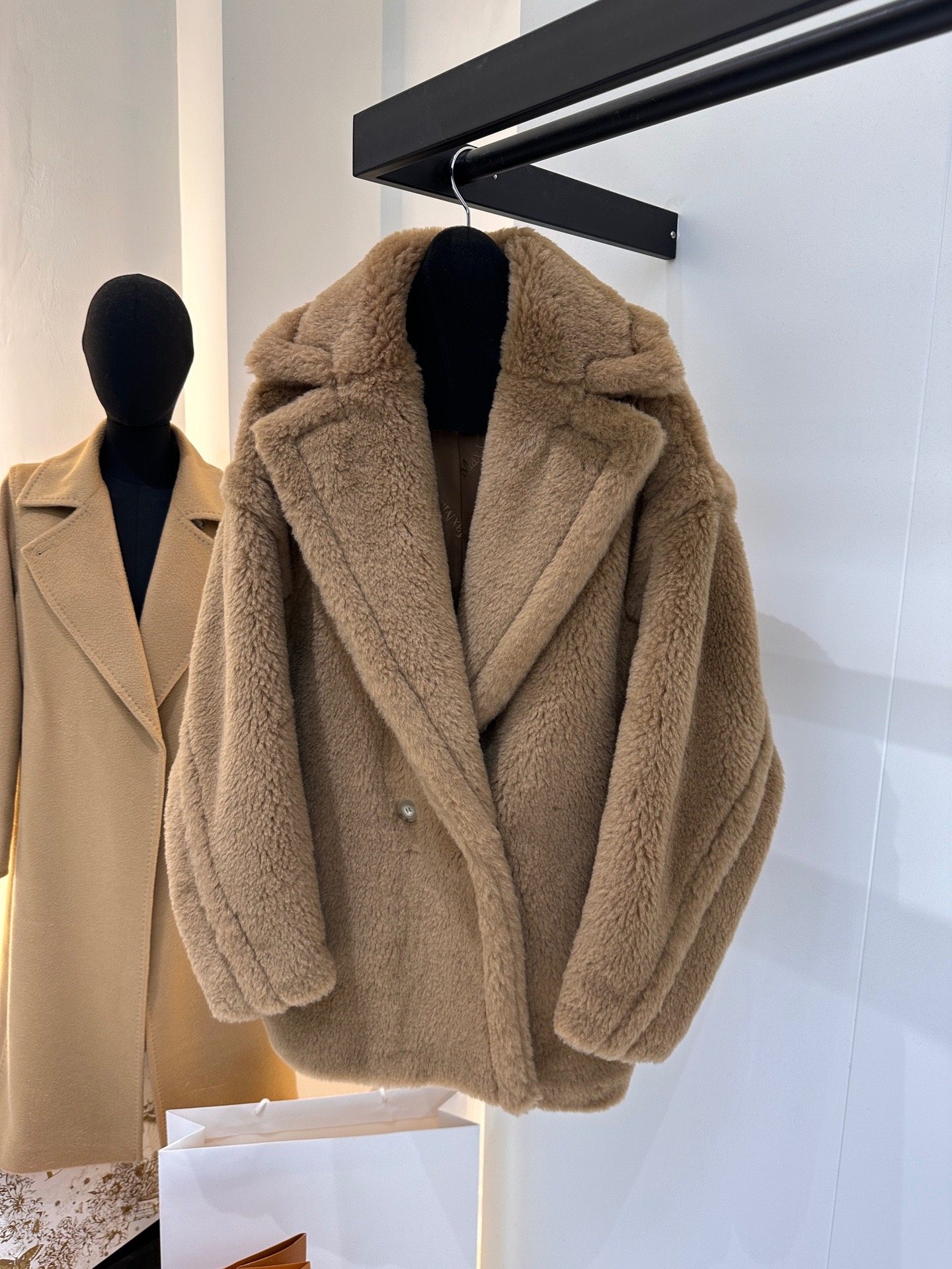 Max Short Teddy Bear Coat 62%  - Wool Coat Peacoat recension och pris