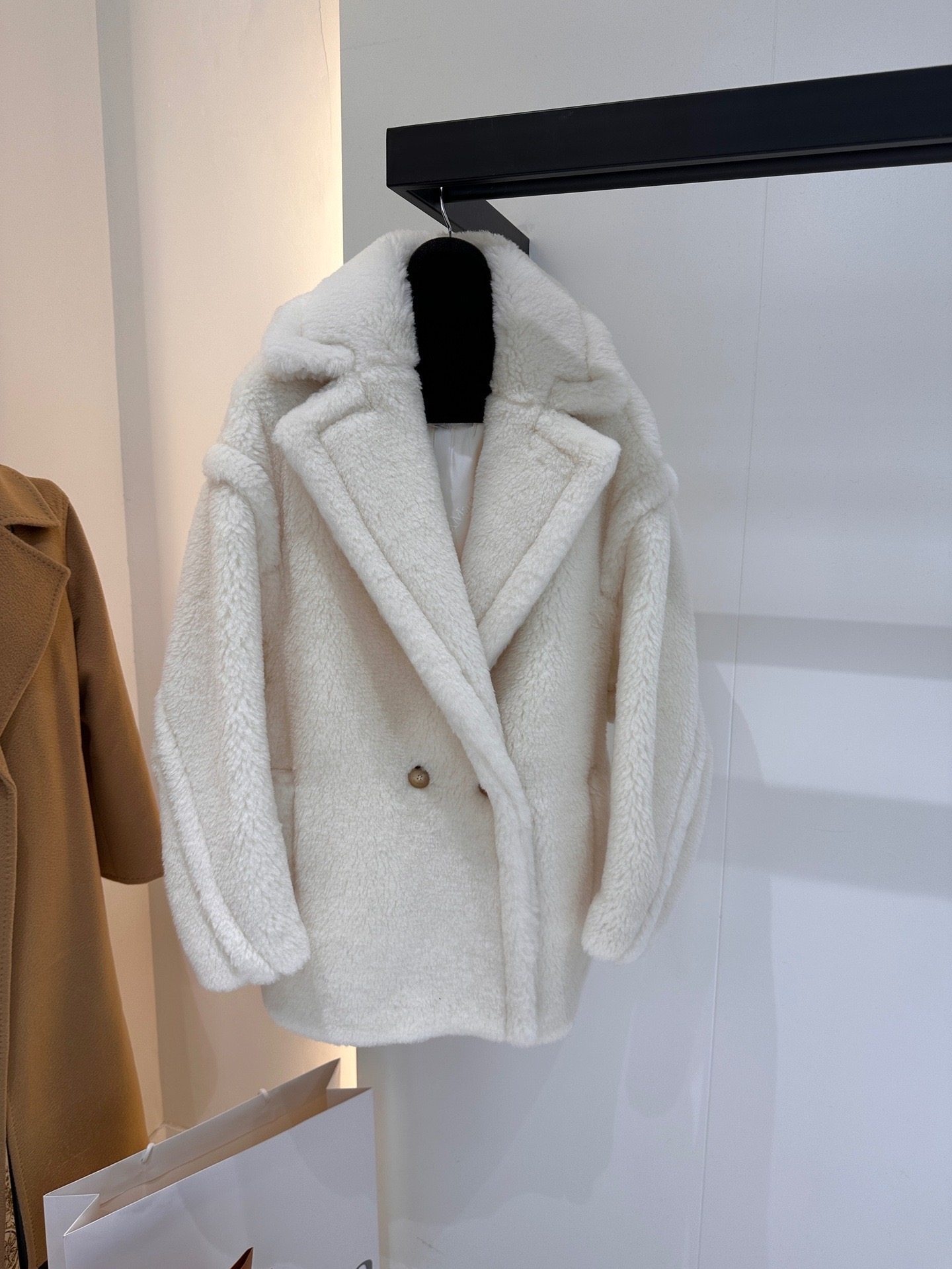 Max Short Teddy Bear Coat 62%  - Wool Coat Peacoat recension och pris