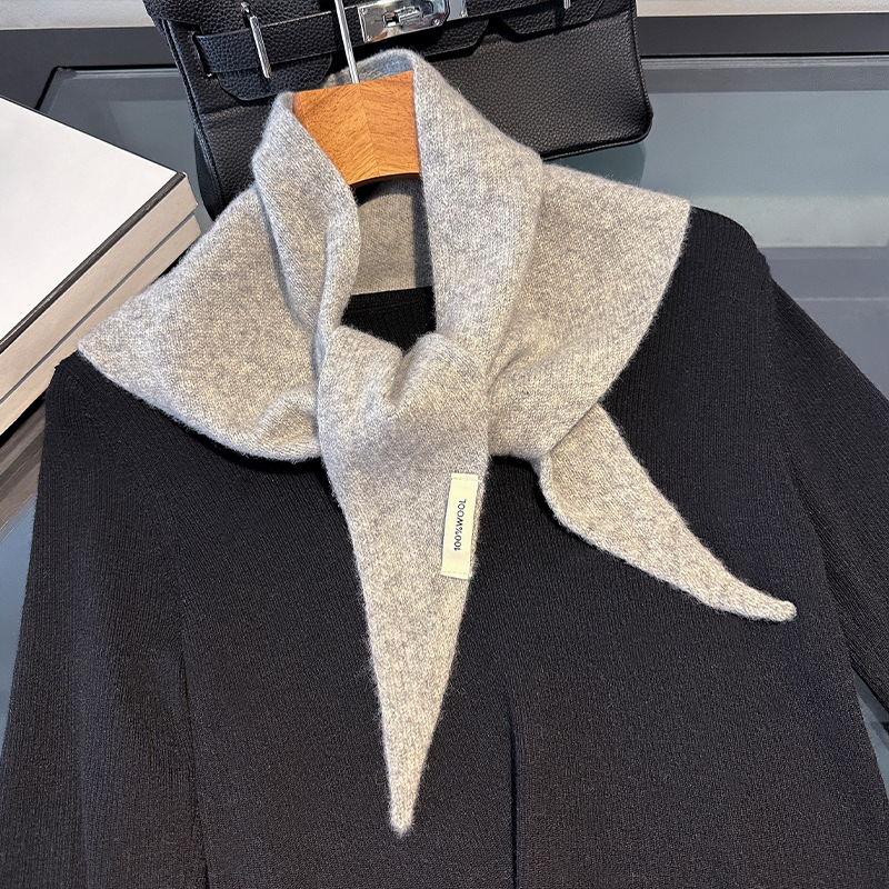 100% Wool Korean Style Knitted - Shawl Wrap Winter recension och pris
