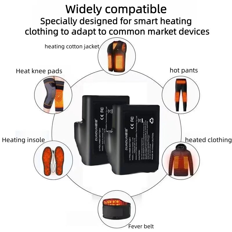 Heated Gloves Battery 7.4V 350 - Heated Vest Battery recension och pris