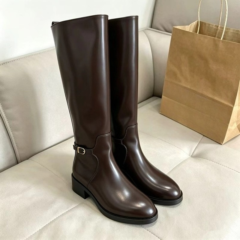 New Vintage Soft Leather Knee  - Waterproof Winter Boot recension och pris