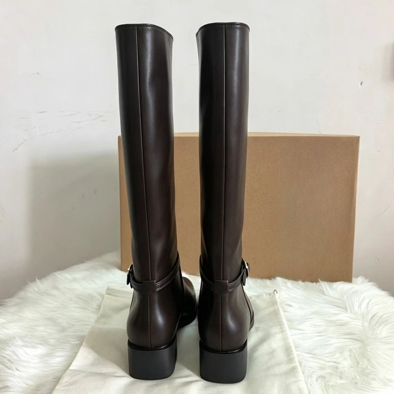 New Vintage Soft Leather Knee  - Waterproof Winter Boot recension och pris