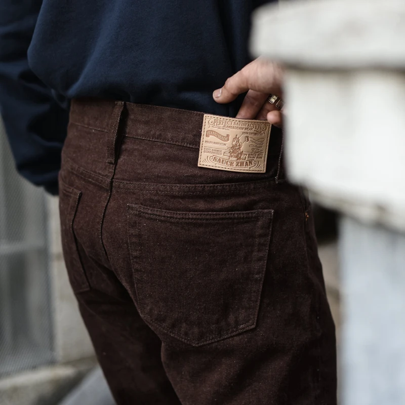 Saucezhan Men Jeans Brown Jean - Levis Jeans 501 recension och pris