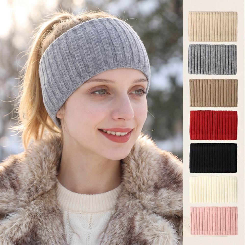 Sweet Ear Warm Knitted Headban - Winter Headband Fleece recension och pris