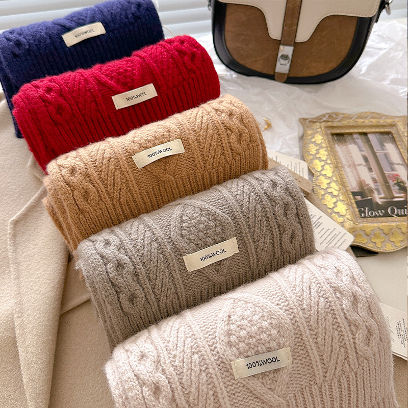 Luxury 100% Wool Scarf Women M - Shawl Wrap Winter recension och pris