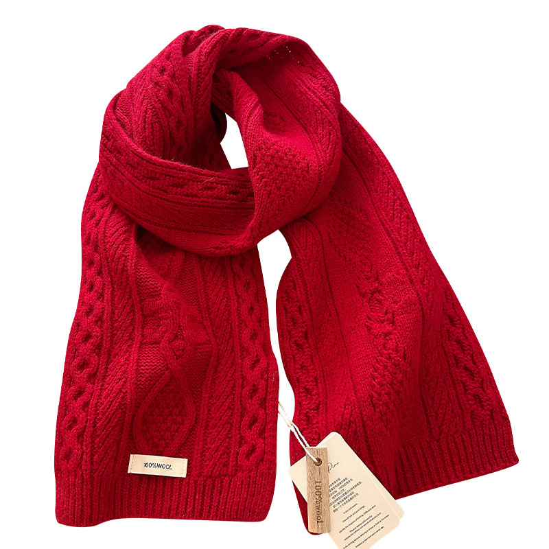 Luxury 100% Wool Scarf Women M - Shawl Wrap Winter recension och pris