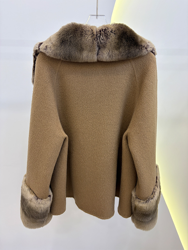 2026 Winter Women's Real Natur - Wool Coat Peacoat recension och pris